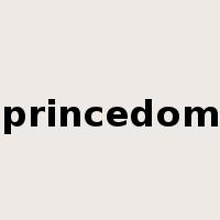 princedom是什么意思