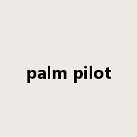 palm pilot是什么意思