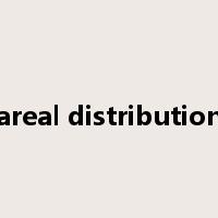 areal distribution是什么意思