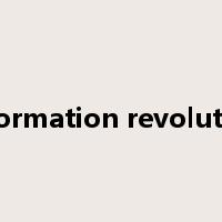 information revolution是什么意思