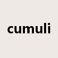 cumuli是什么意思