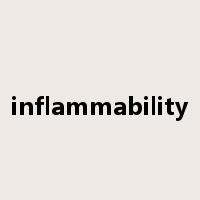 inflammability是什么意思