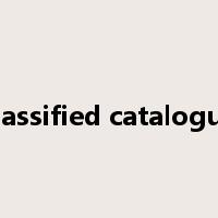 classified catalogue是什么意思