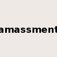 amassment是什么意思