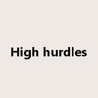 High hurdles是什么意思