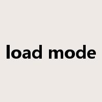 load mode是什么意思