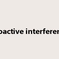 proactive interference是什么意思