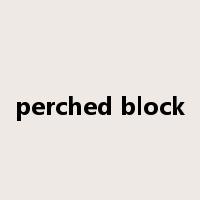 perched block是什么意思
