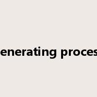 generating process是什么意思