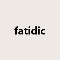 fatidic是什么意思