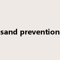 sand prevention是什么意思