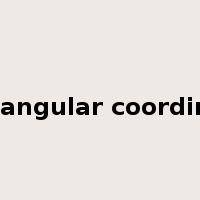 rectangular coordinate是什么意思