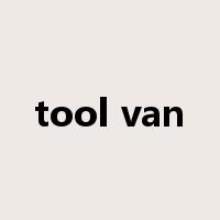 tool van是什么意思