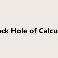 Black Hole of Calcutta是什么意思