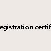tax registration certificate是什么意思