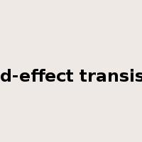 field-effect transistor是什么意思