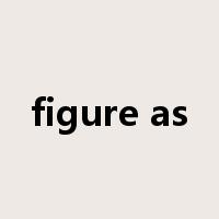 figure as是什么意思