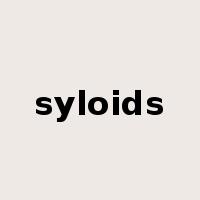 syloids是什么意思