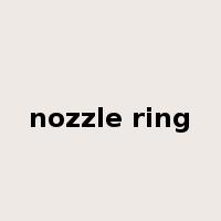 nozzle ring是什么意思