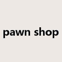 pawn shop是什么意思