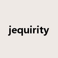 jequirity是什么意思