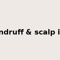 Dandruff & scalp itch是什么意思