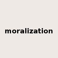 moralization是什么意思