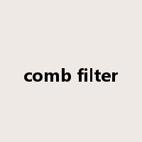 comb filter是什么意思