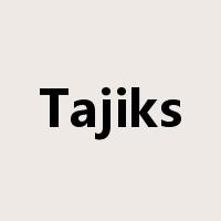 Tajiks是什么意思