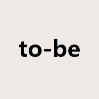 to-be是什么意思
