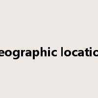 geographic location是什么意思