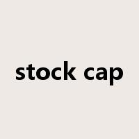 stock cap是什么意思