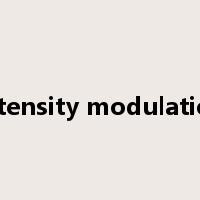 intensity modulation是什么意思