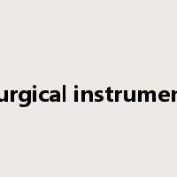 surgical instrument是什么意思