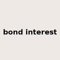 bond interest是什么意思