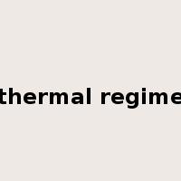 thermal regime是什么意思