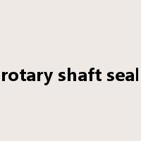 rotary shaft seal是什么意思