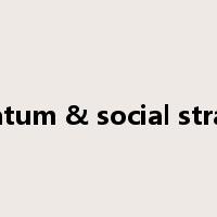 social stratum & social stratification是什么意思