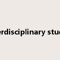 interdisciplinary studies是什么意思