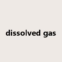 dissolved gas是什么意思