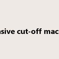 abrasive cut-off machine是什么意思