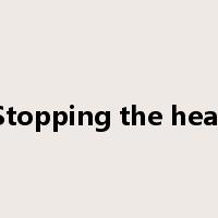 Stopping the heat是什么意思