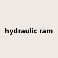 hydraulic ram是什么意思
