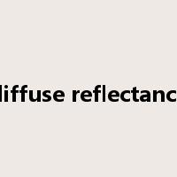 diffuse reflectance是什么意思