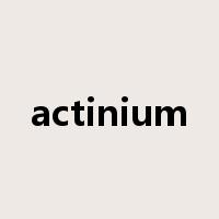 actinium是什么意思