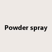 Powder spray是什么意思