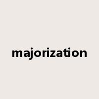 majorization是什么意思