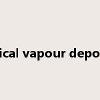 chemical vapour deposition是什么意思