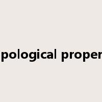 topological property是什么意思