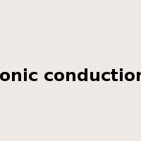 ionic conduction是什么意思